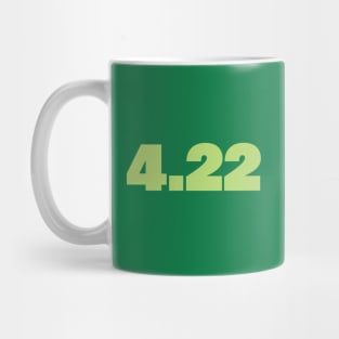 April 22nd Green 4.22 Earth Day Mug